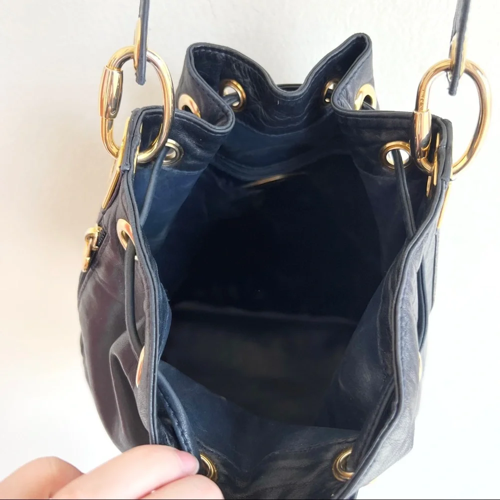Aleda Firenze Drawstring Bucket Bag - Picture 8 of 14